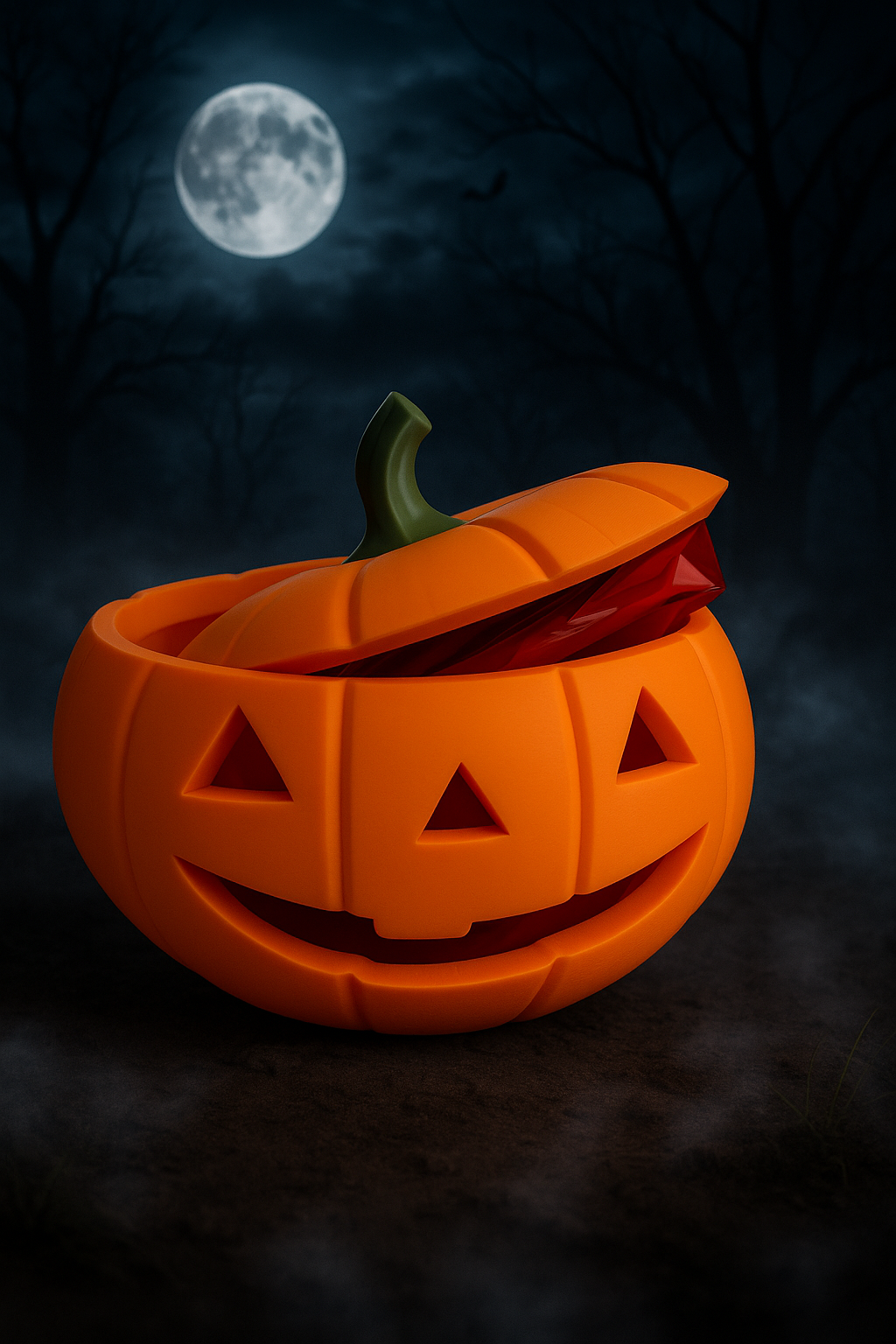 🎃 Friendly Pumpkin Halloween Candy Bowl