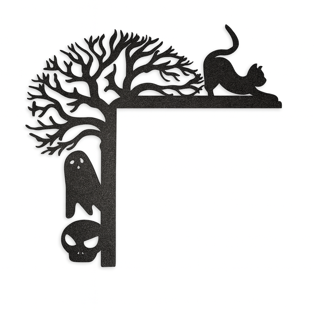 🚪 Halloween Door Corner Decor –  Halloween Decoration m10