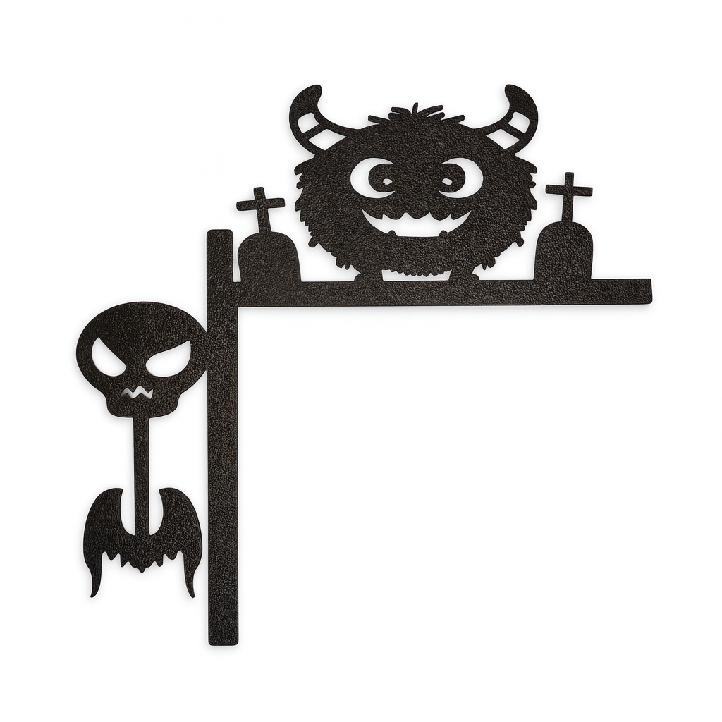 🚪 Halloween Door Corner Decor –  Halloween Decoration m6