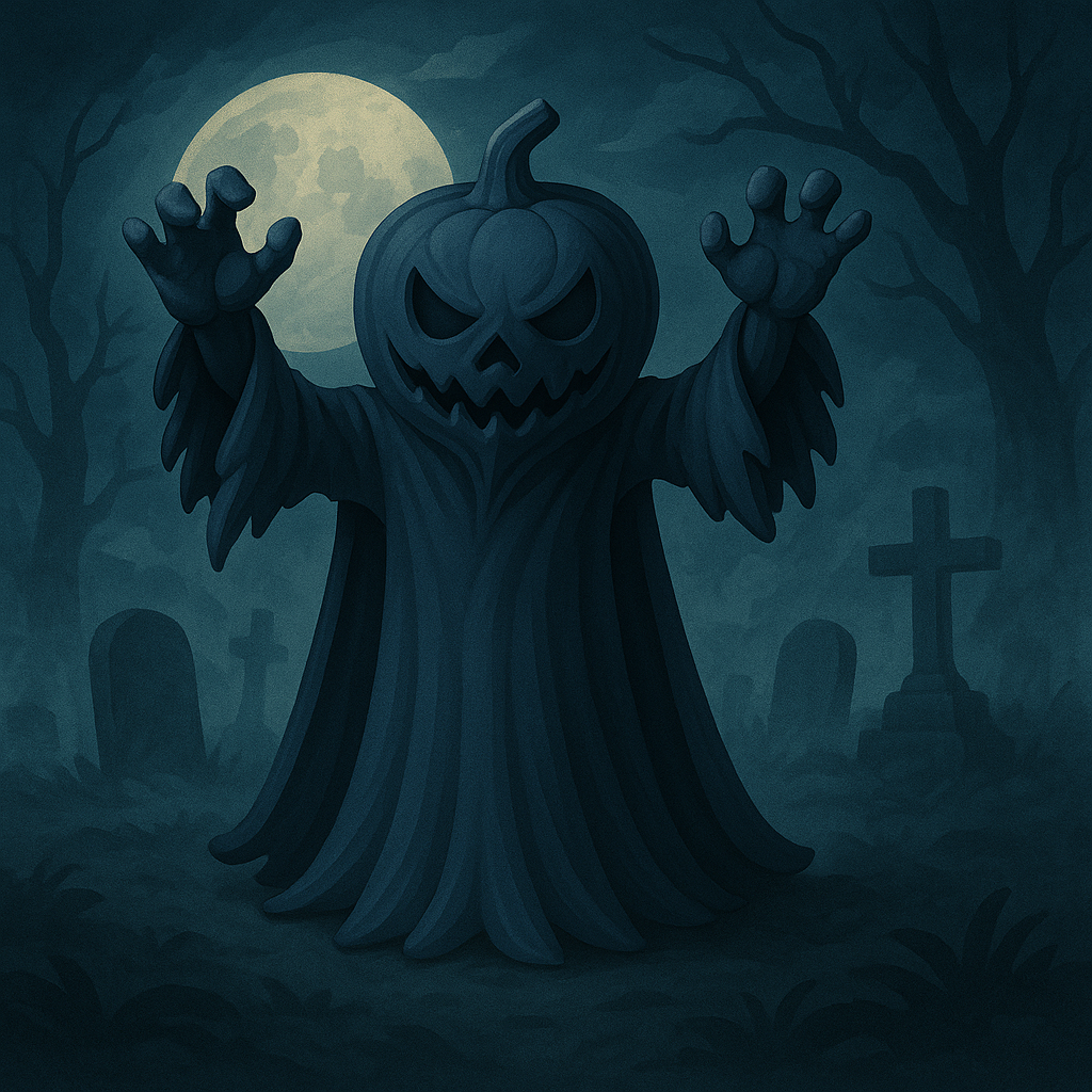 💀🎃 Halloween Horror – Pumpkin Head Body Decoration