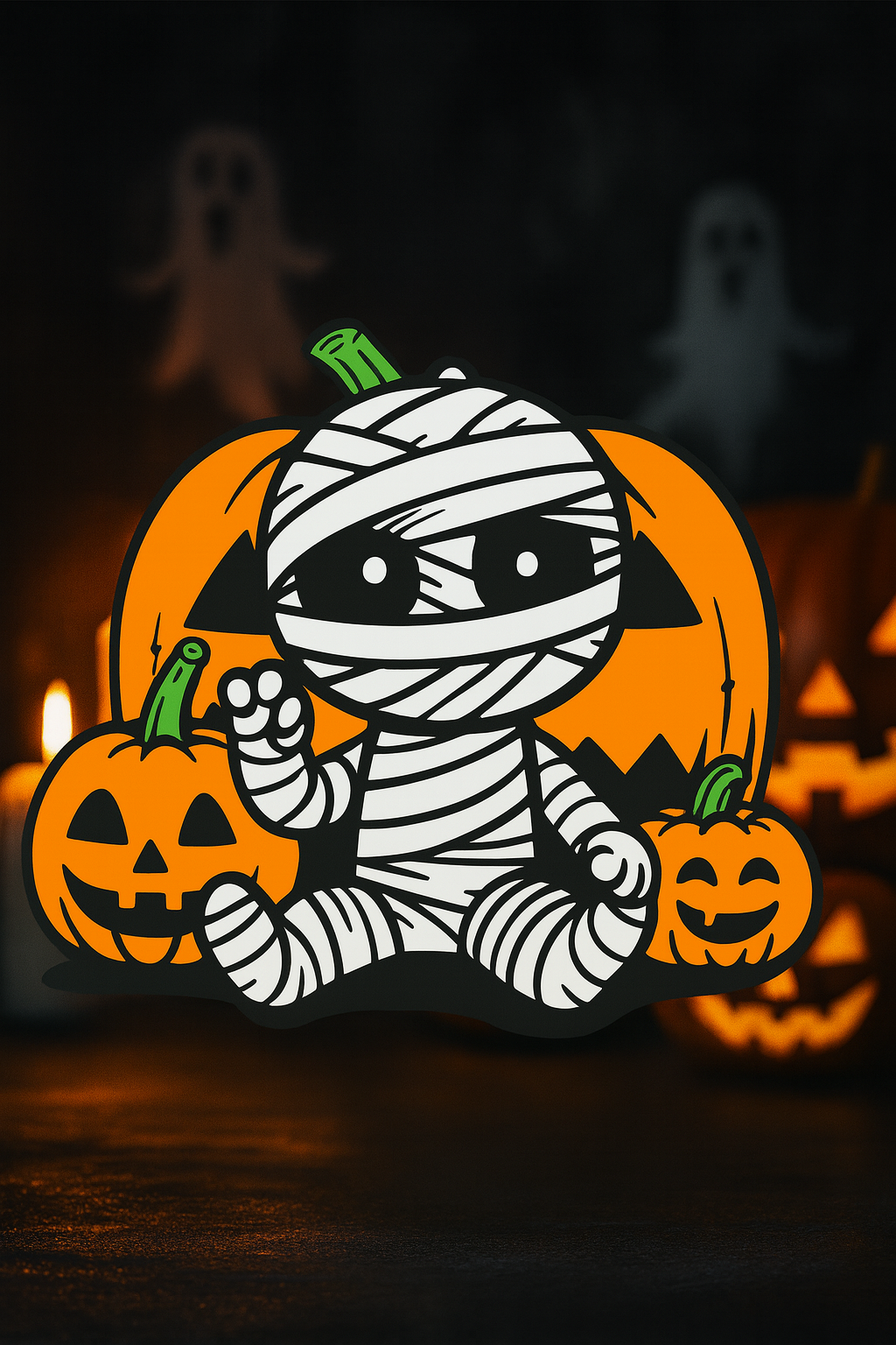 🧻💀 Halloween Mummy Decoration – Halloween Décor