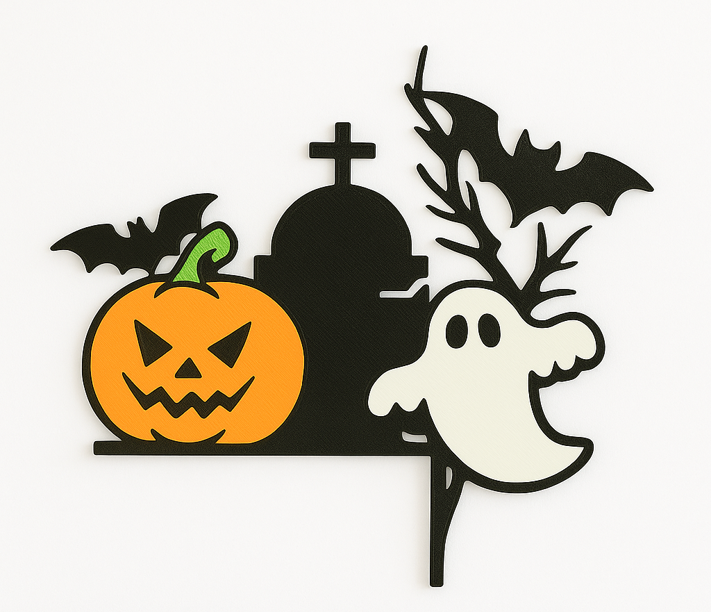 👻 Halloween Pumpkin Ghost Door Corner Decoration