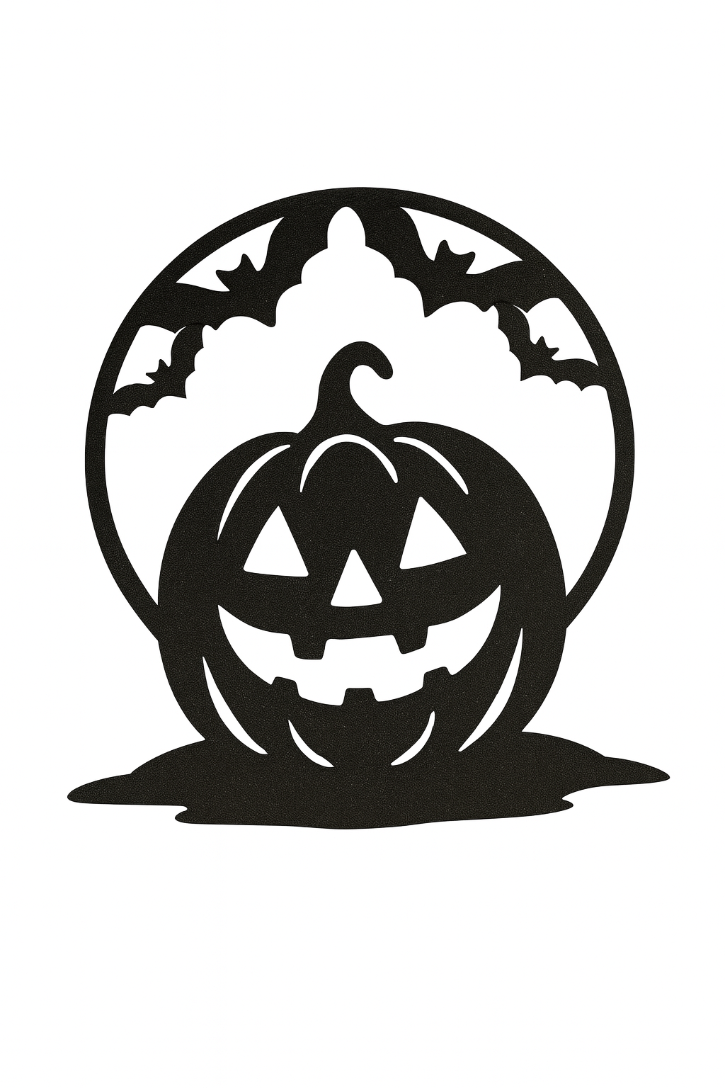 🎃 Helovīna ķirbju silueta rotājums