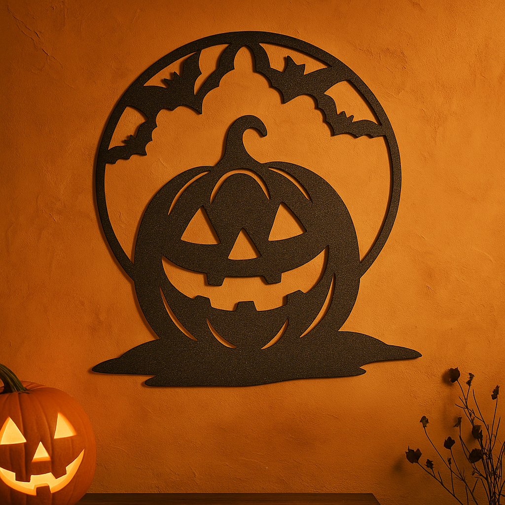 🎃 Helovīna ķirbju silueta rotājums