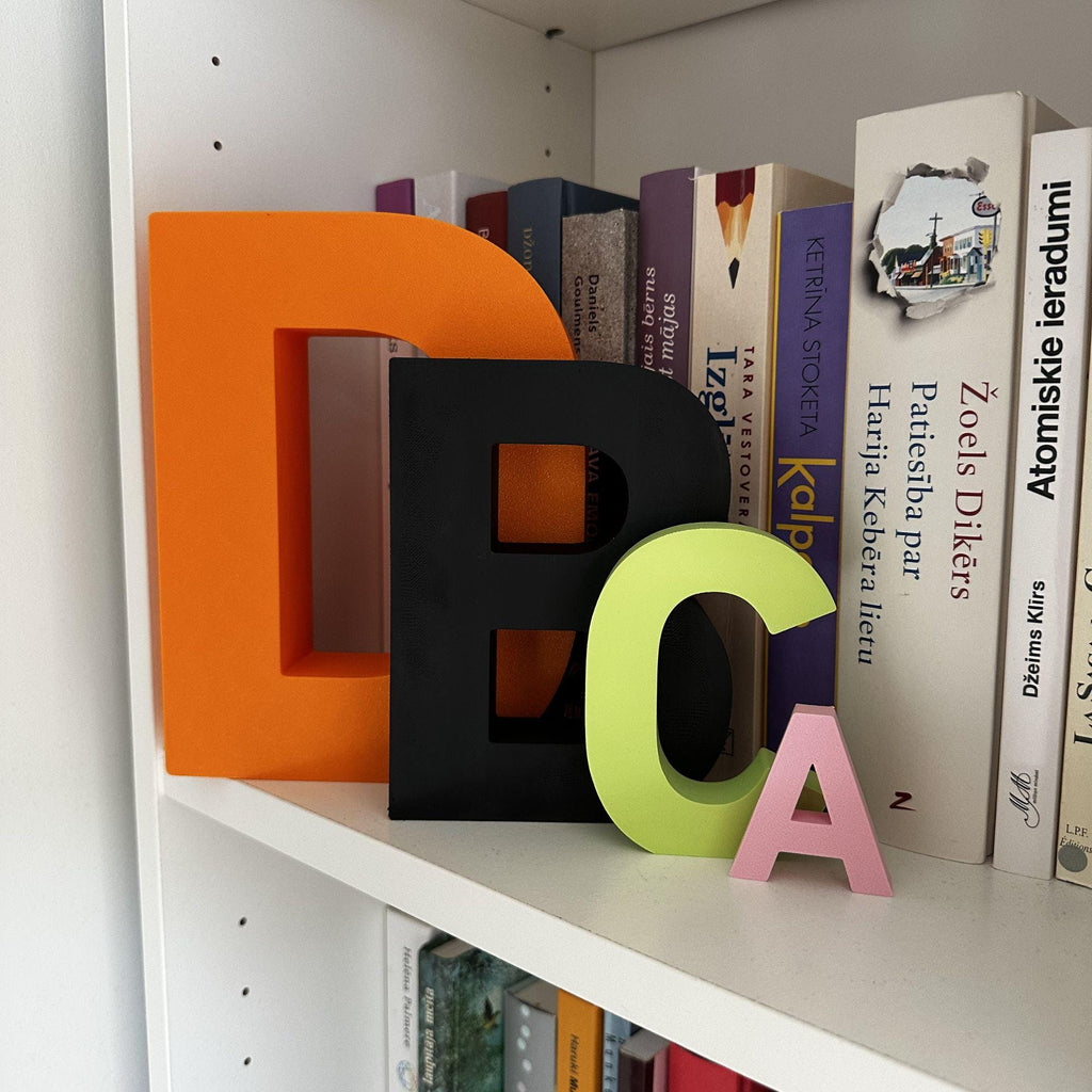 Custom Couples Initials – Freestanding 3D Letters