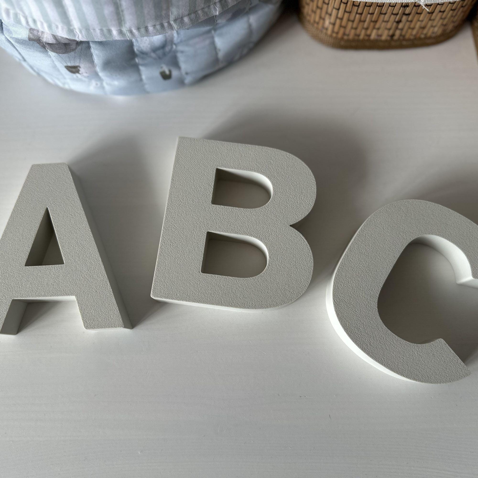Custom Couples Initials – Freestanding 3D Letters