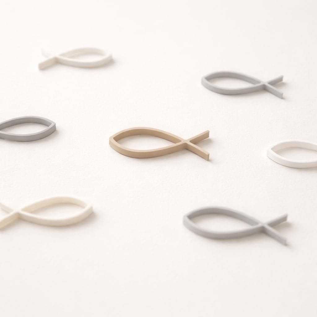 Ichthys Fish Table Scatter for Baptism