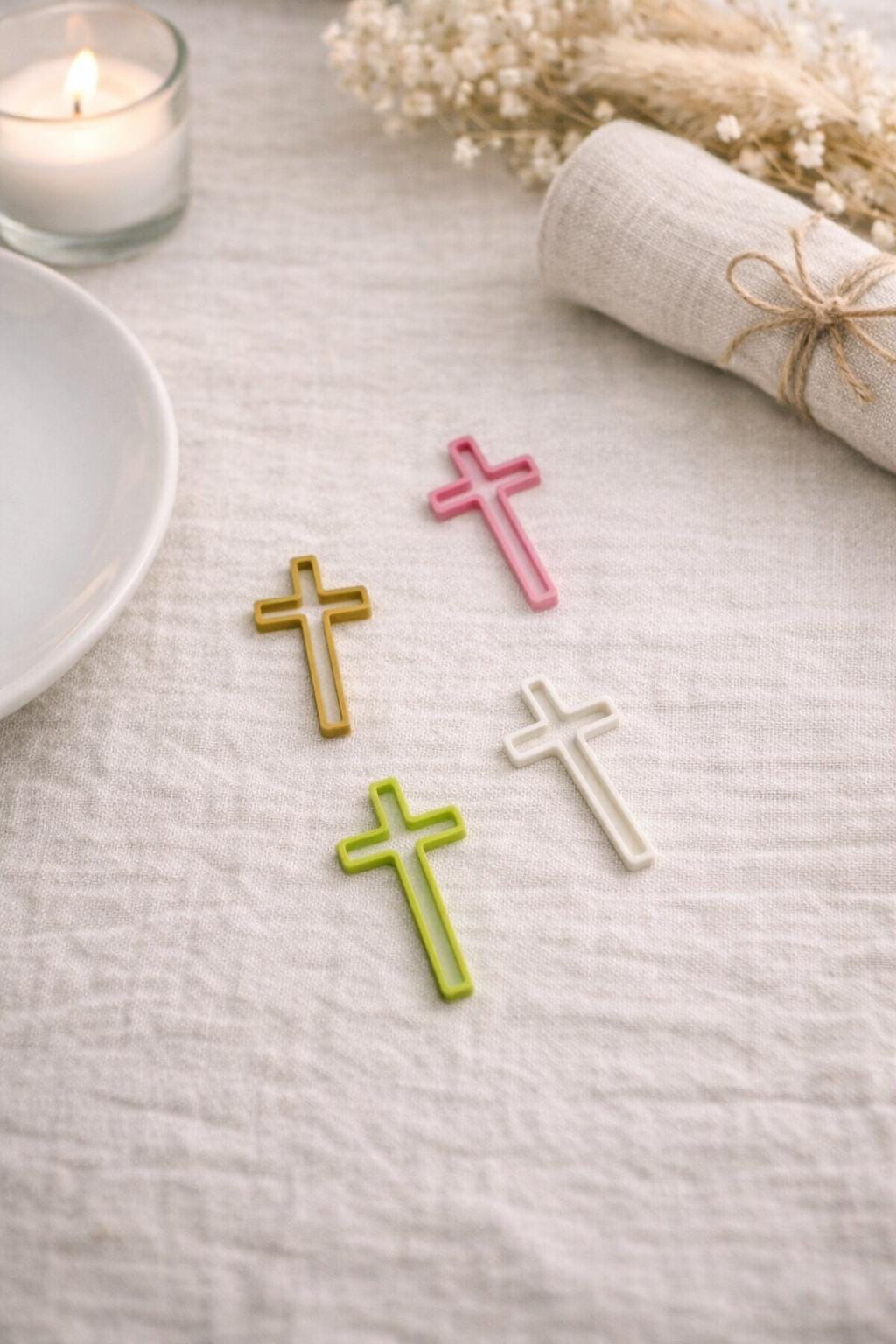 Cross Table Scatter for Baptism and Communion