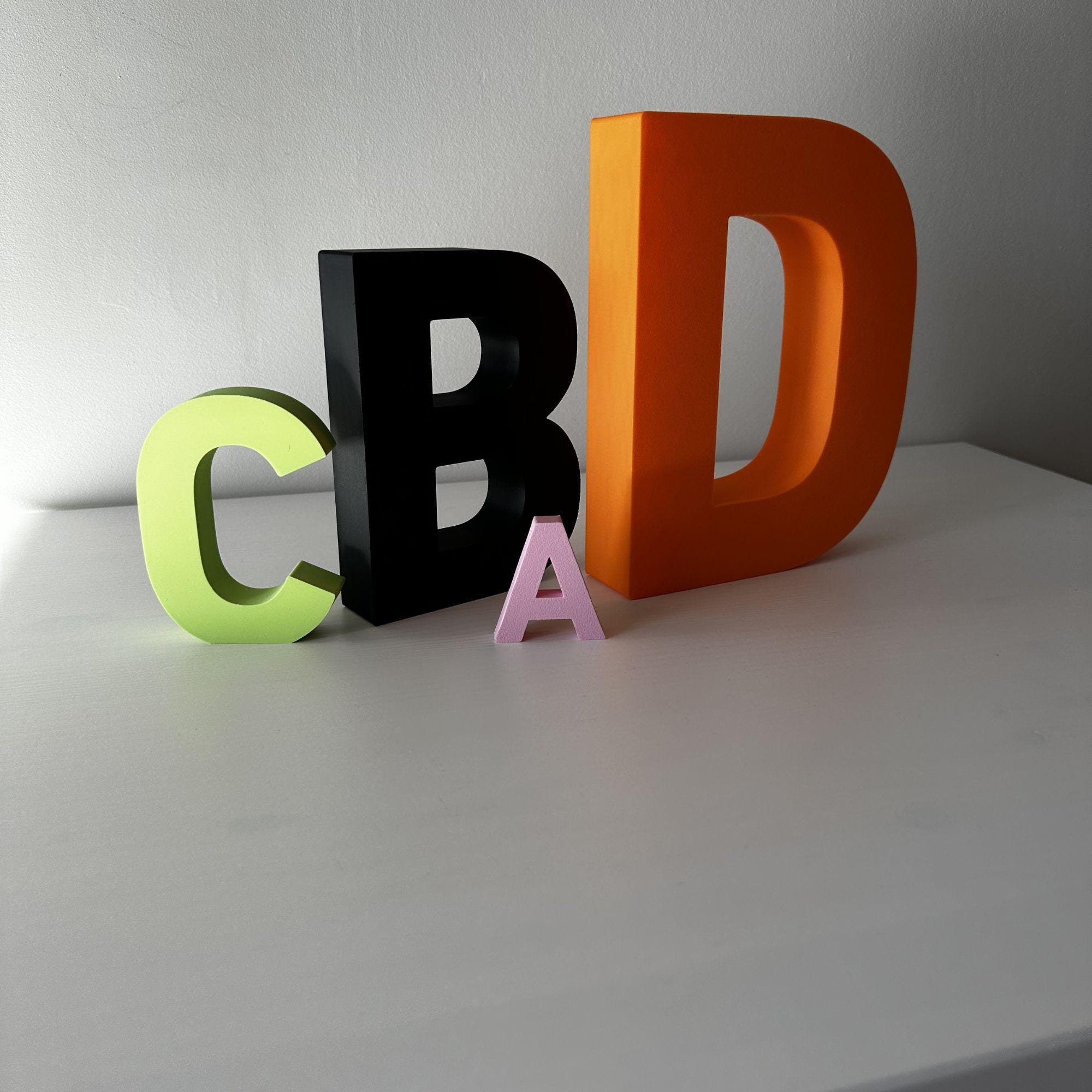 Custom Freestanding 3D Letters – detail view 12
