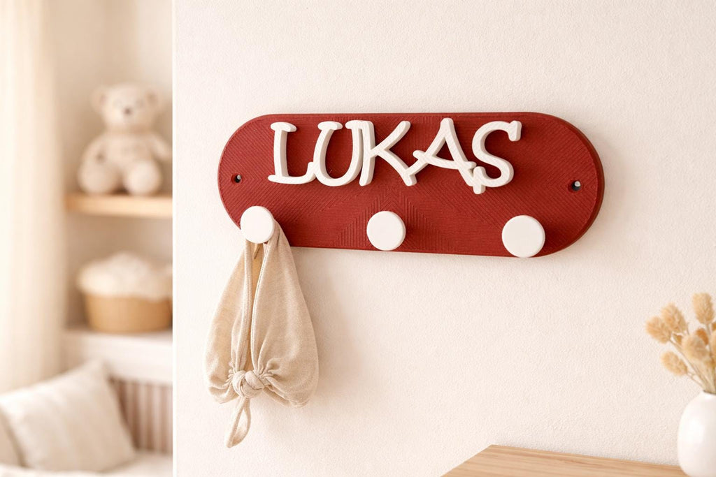 Personalized Backpack Wall Hook with Name – detail view 9