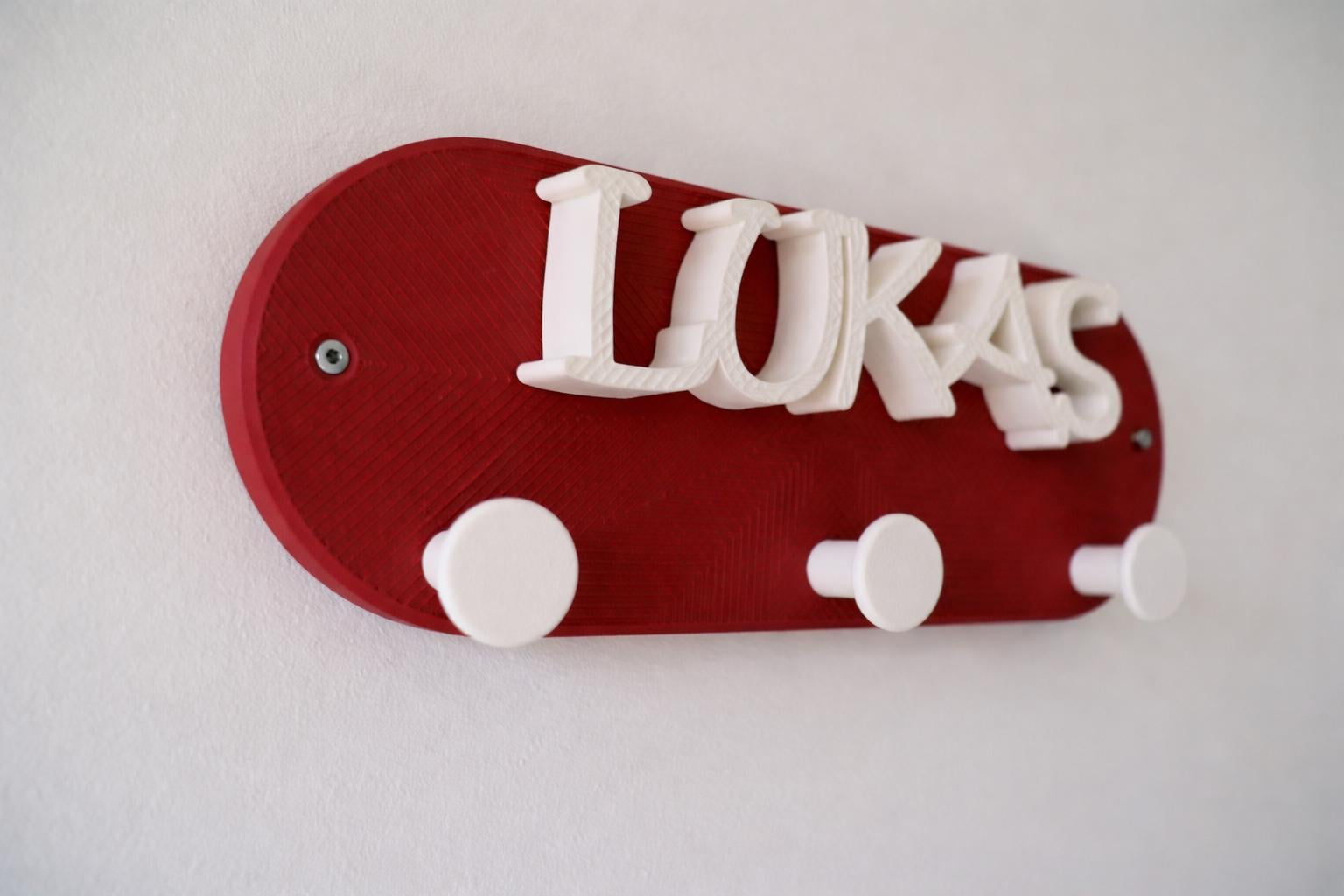 Personalized Backpack Wall Hook with Name – detail view 7