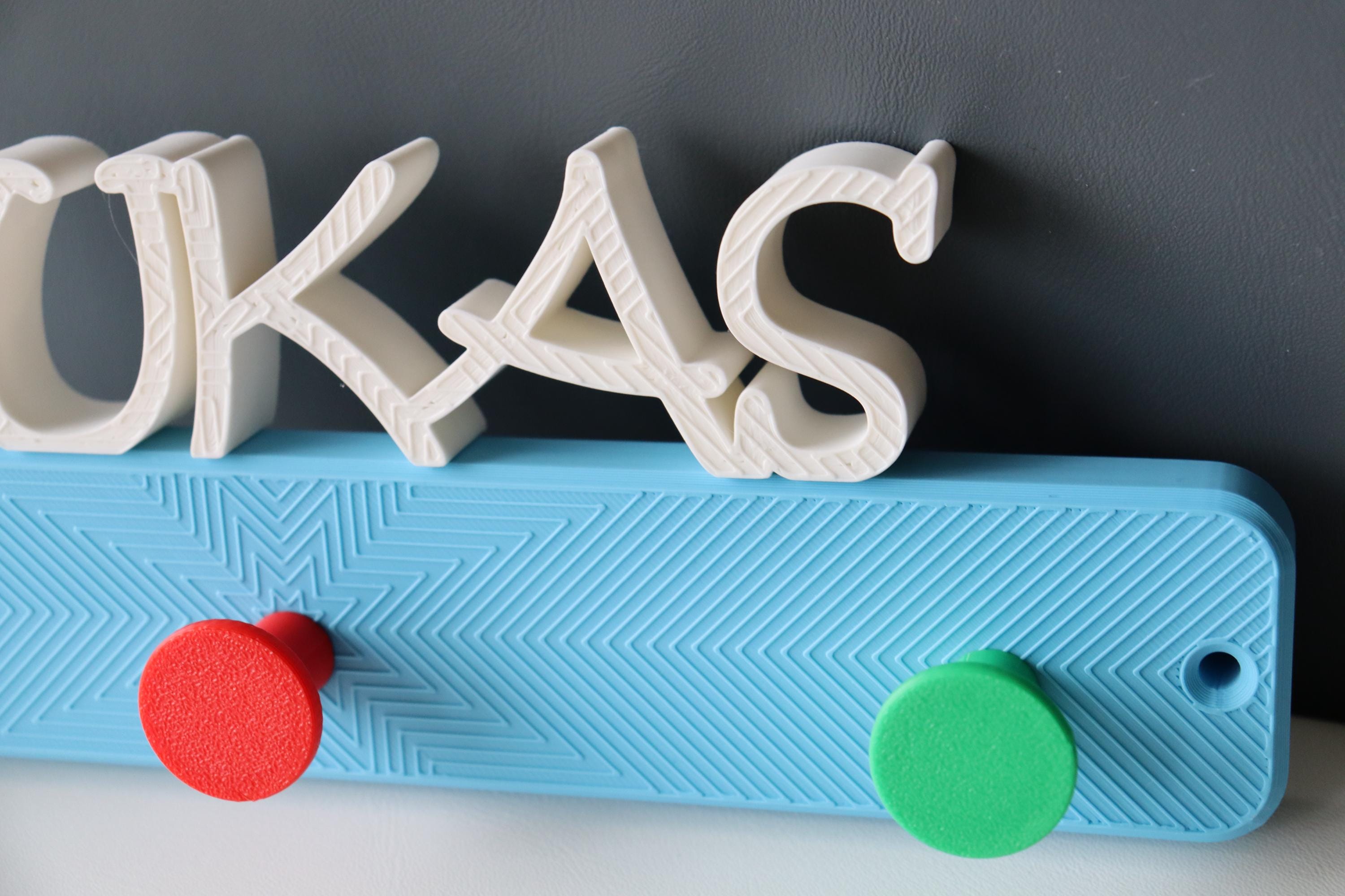 Personalized Colorful Kids Wall Hook – detail view 5