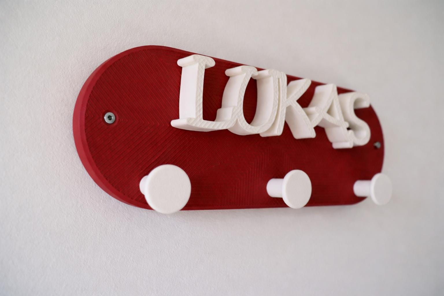 Personalized Kids’ Backpack Wall Hook