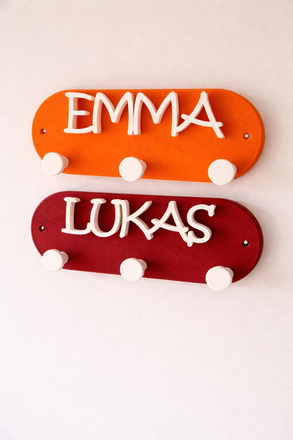Personalized Backpack Wall Hook with Name – detail view 3