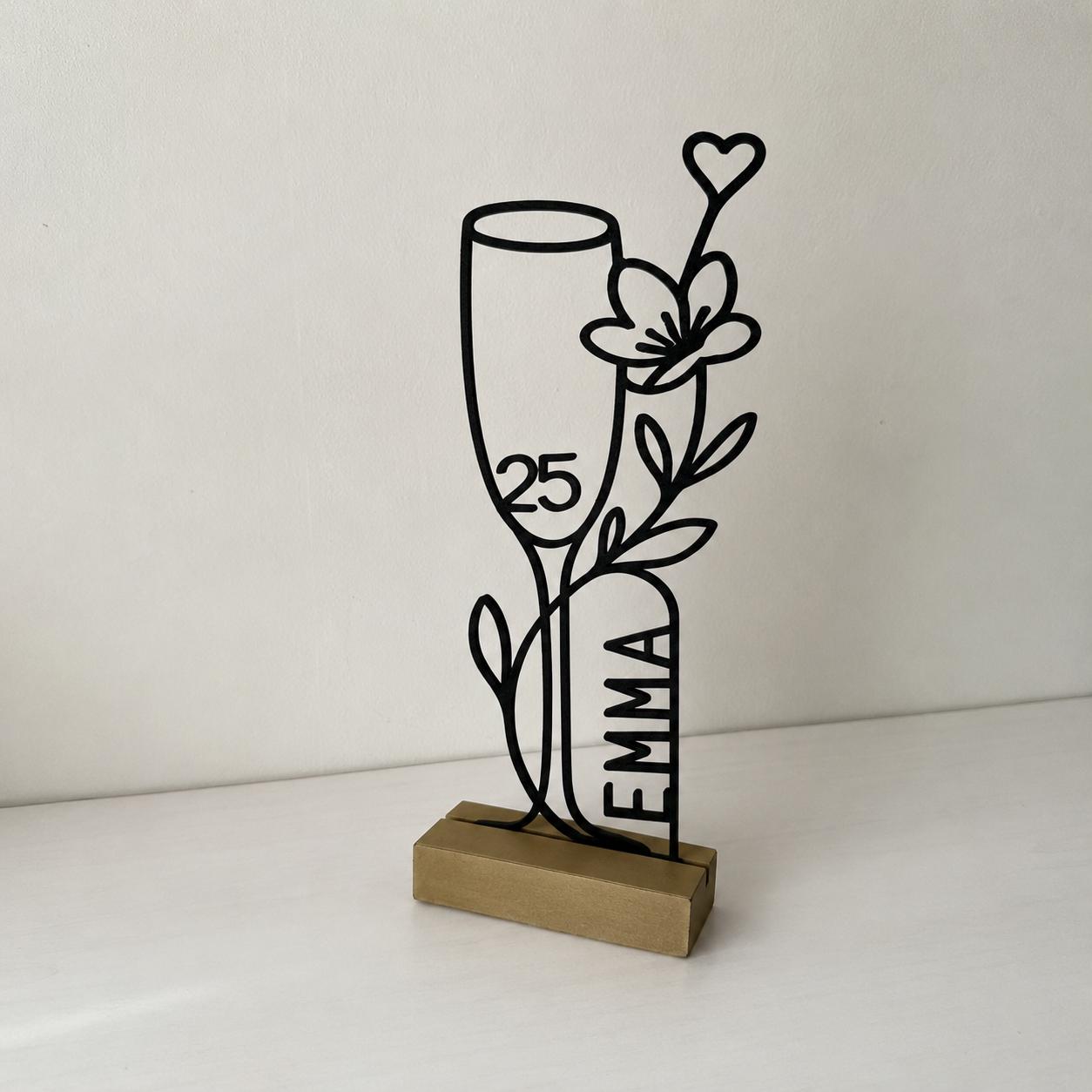 Personalized Confirmation or Communion Name Stand – detail view 6