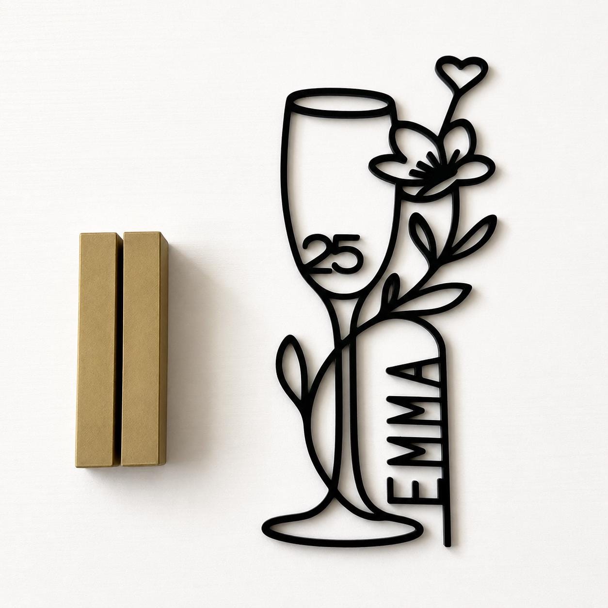 Personalized Confirmation or Communion Name Stand – detail view 4