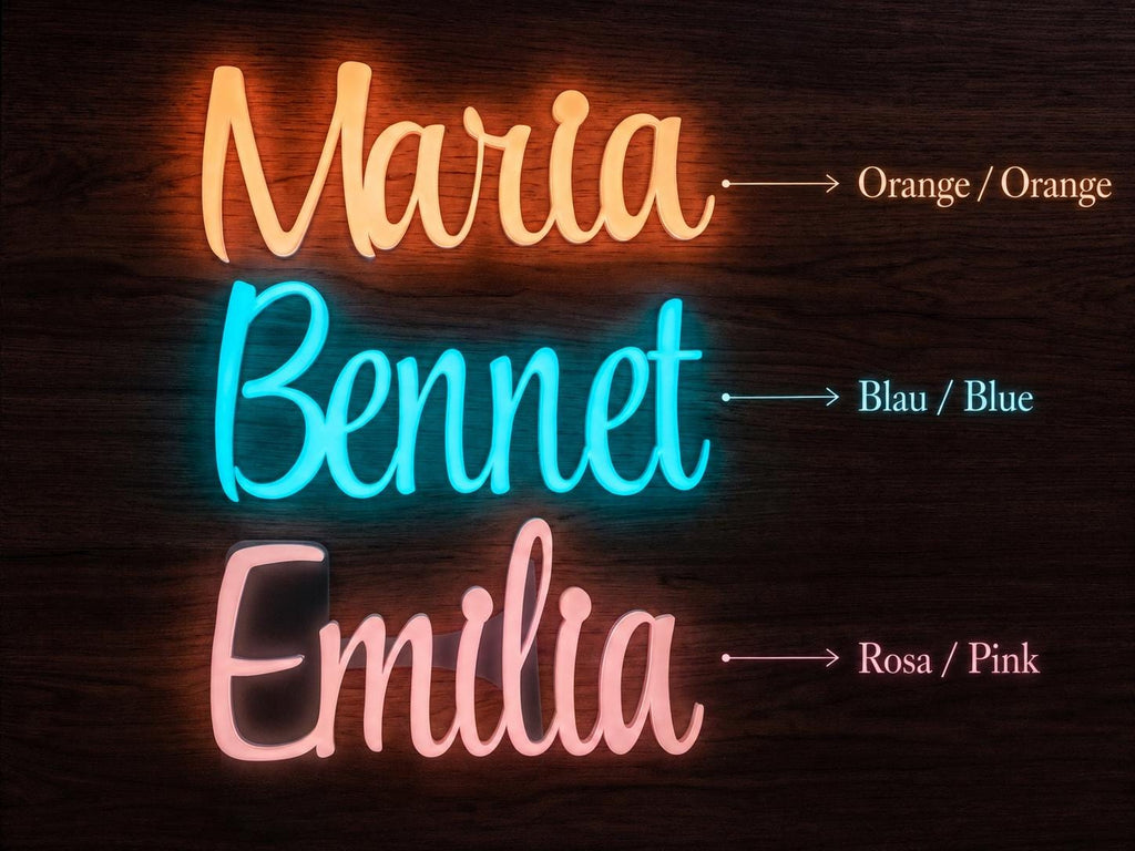 Personalized Glow-in-the-Dark Name Sign – detail view 2