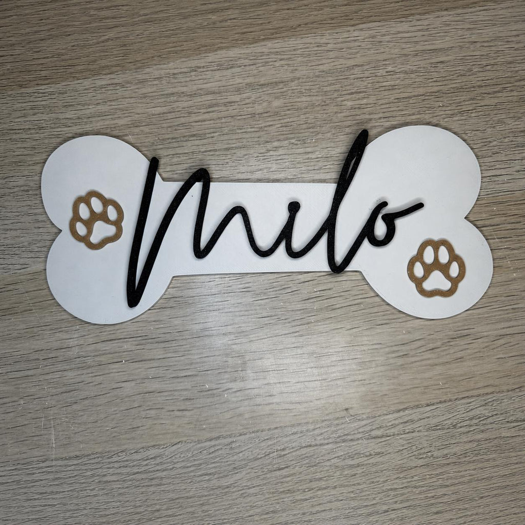 Personalized Dog Name Wall Plaque – detail view 5