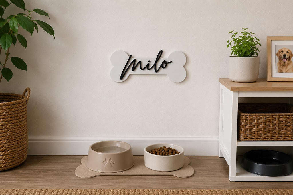 Personalized Dog Name Wall Plaque