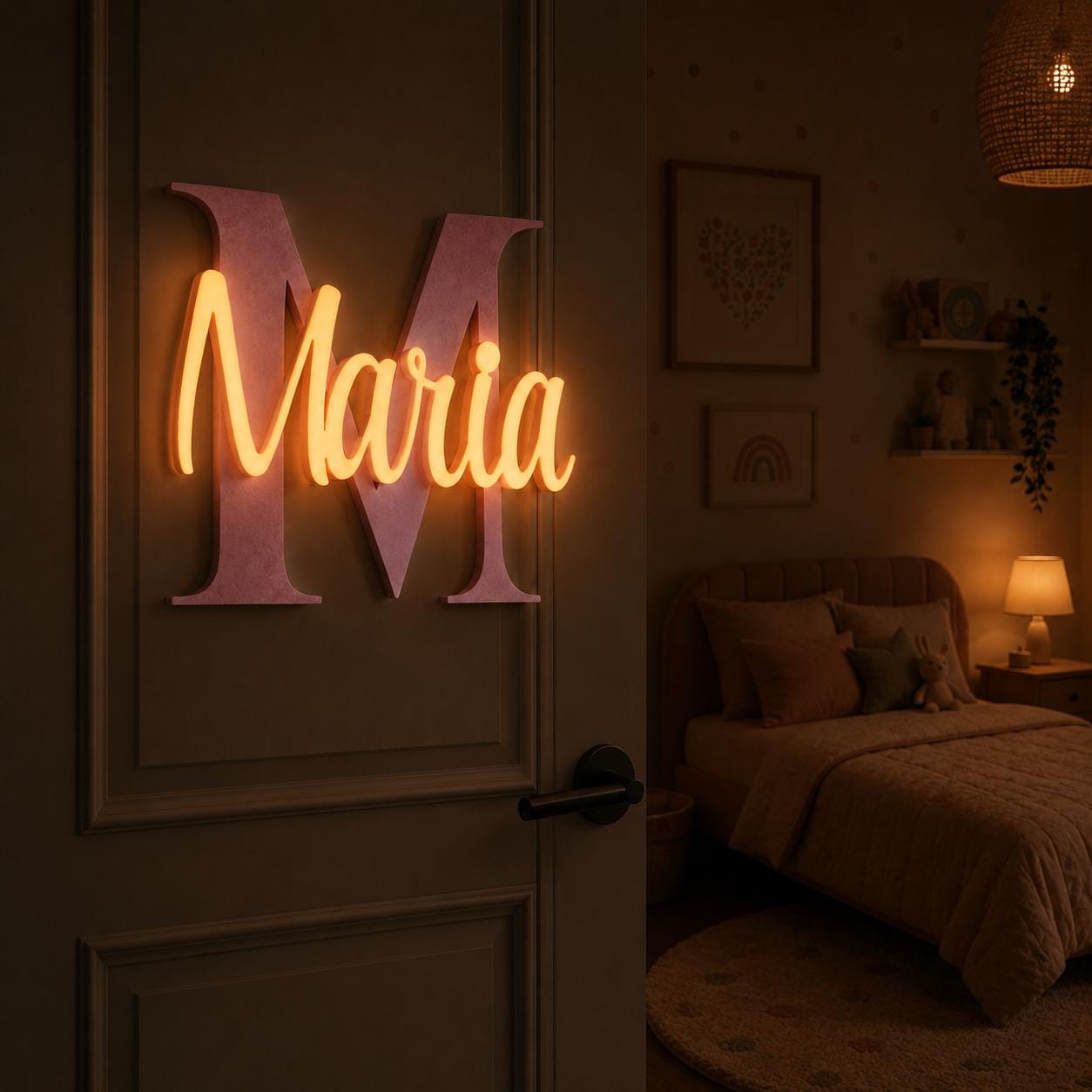 Personalized Glow-in-the-Dark Name Sign