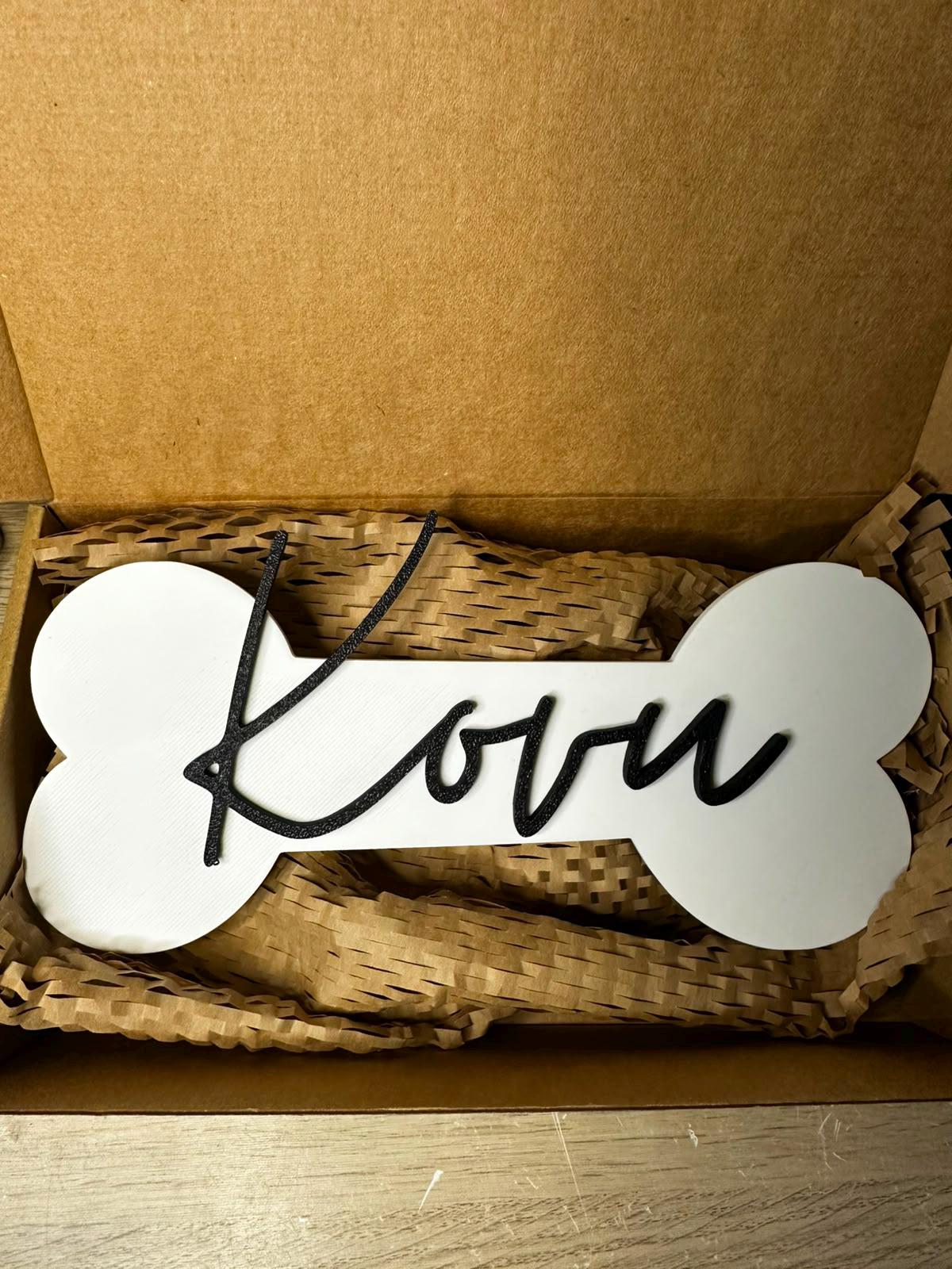 Personalized Dog Name Wall Plaque – detail view 6