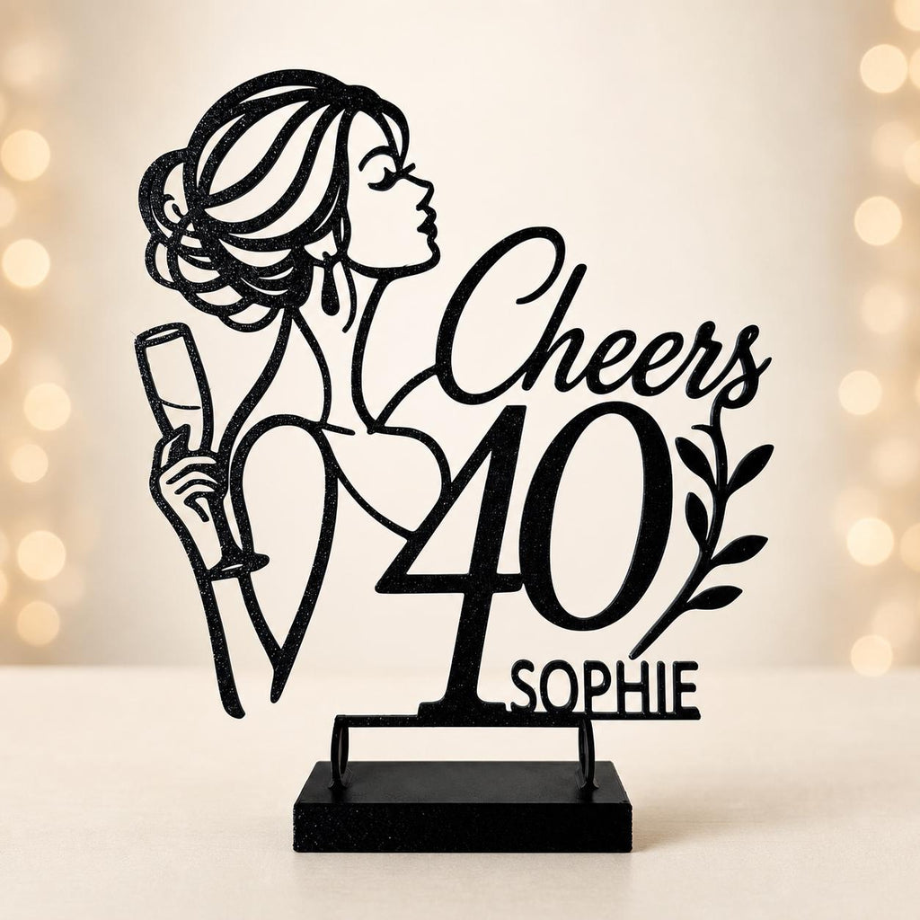 Personalized 40th Birthday Money Holder – detail view 9