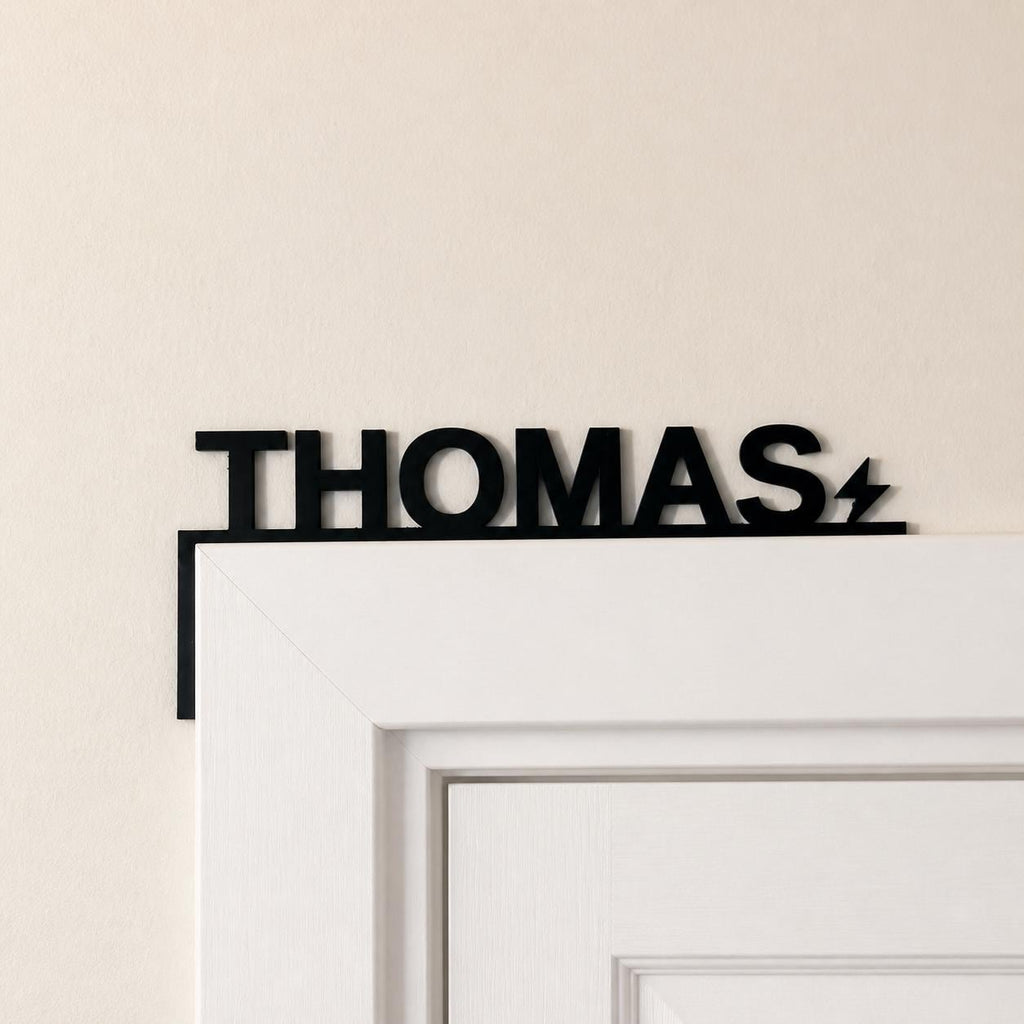 Personalized Door Corner Name Sign – detail view 5