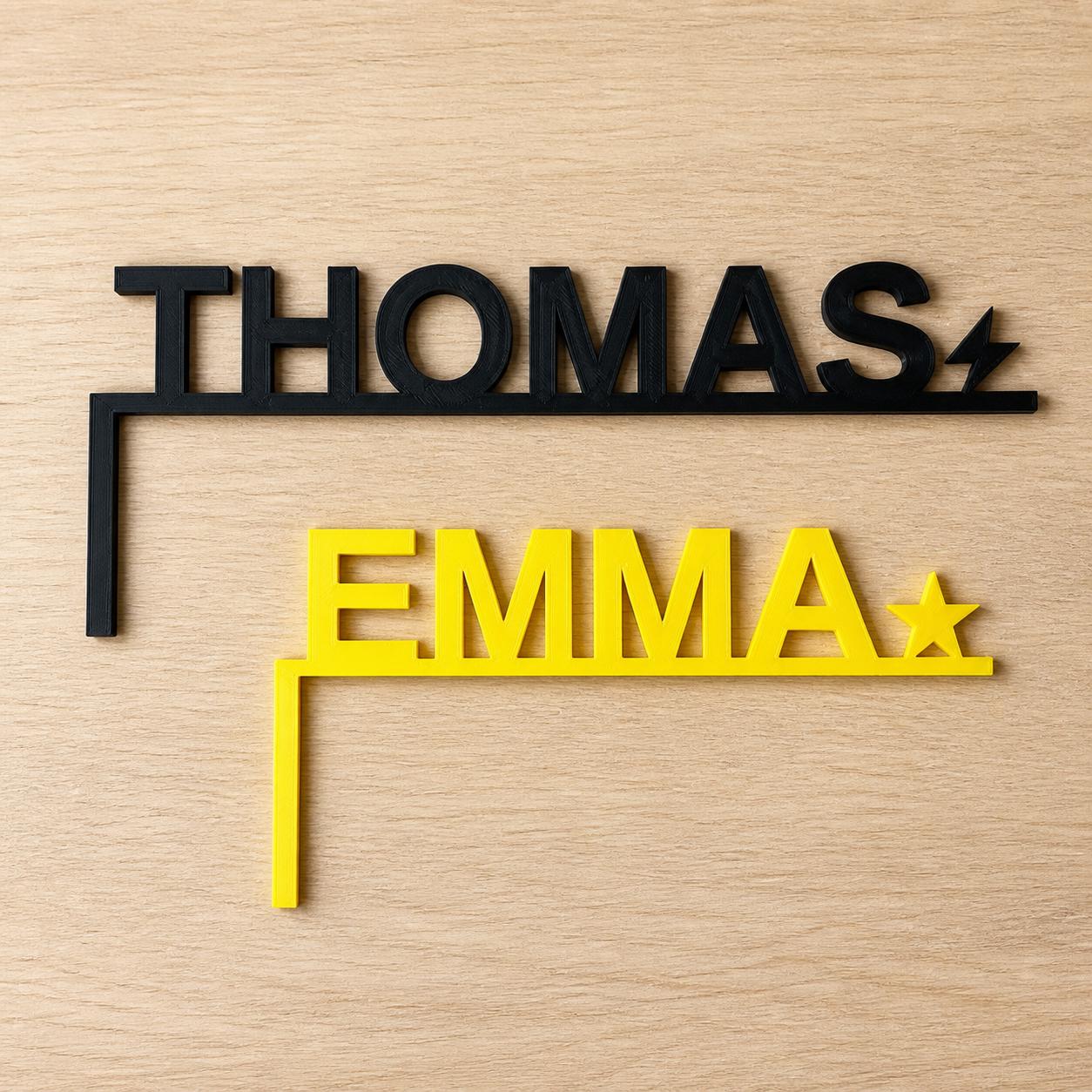 Personalized Door Corner Name Sign – detail view 8