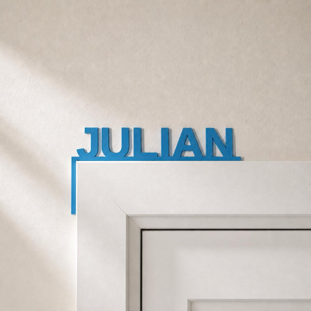 Personalized Door Corner Name Sign – detail view 9