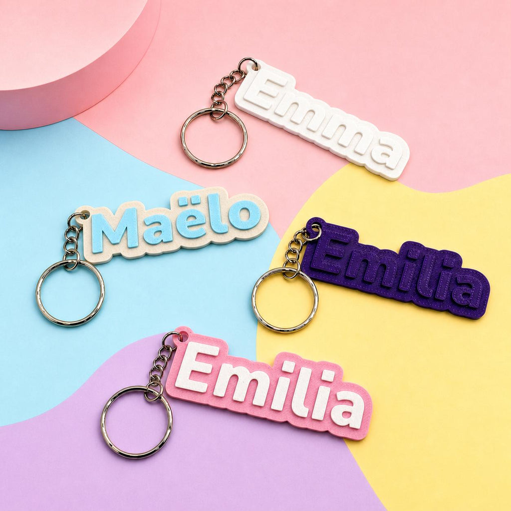 Personalized Name Keychain for Backpack