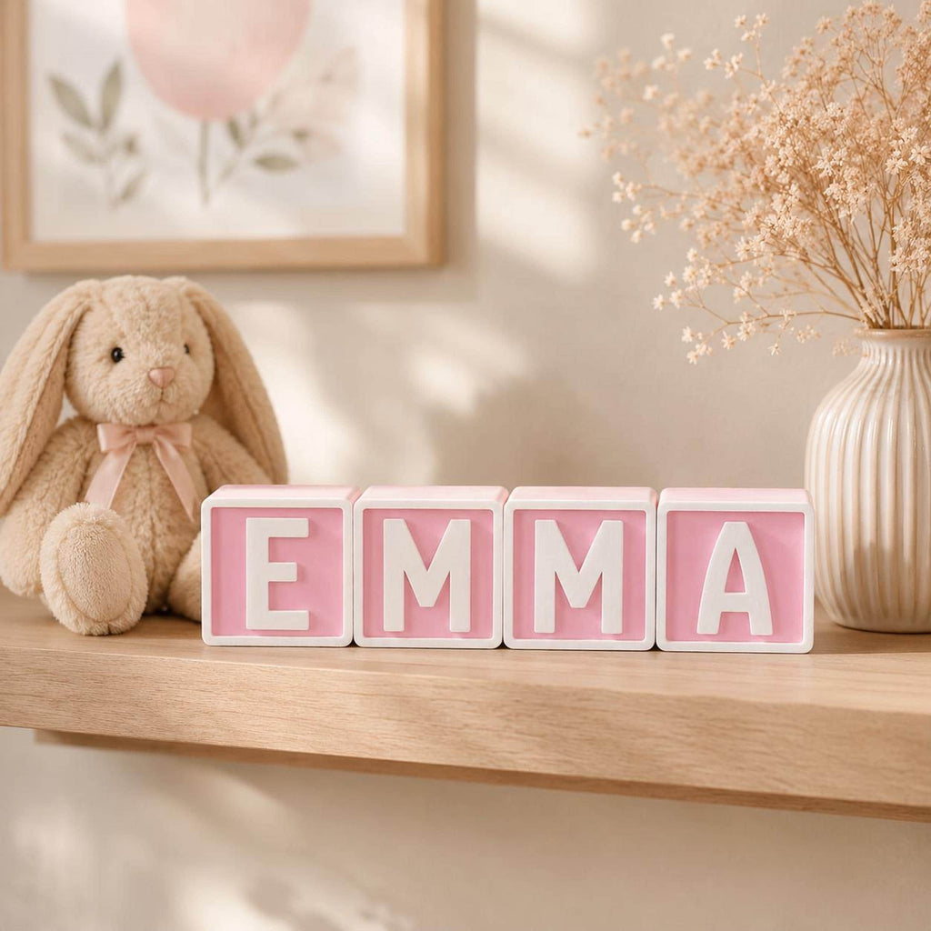 Personalized Freestanding Name Blocks