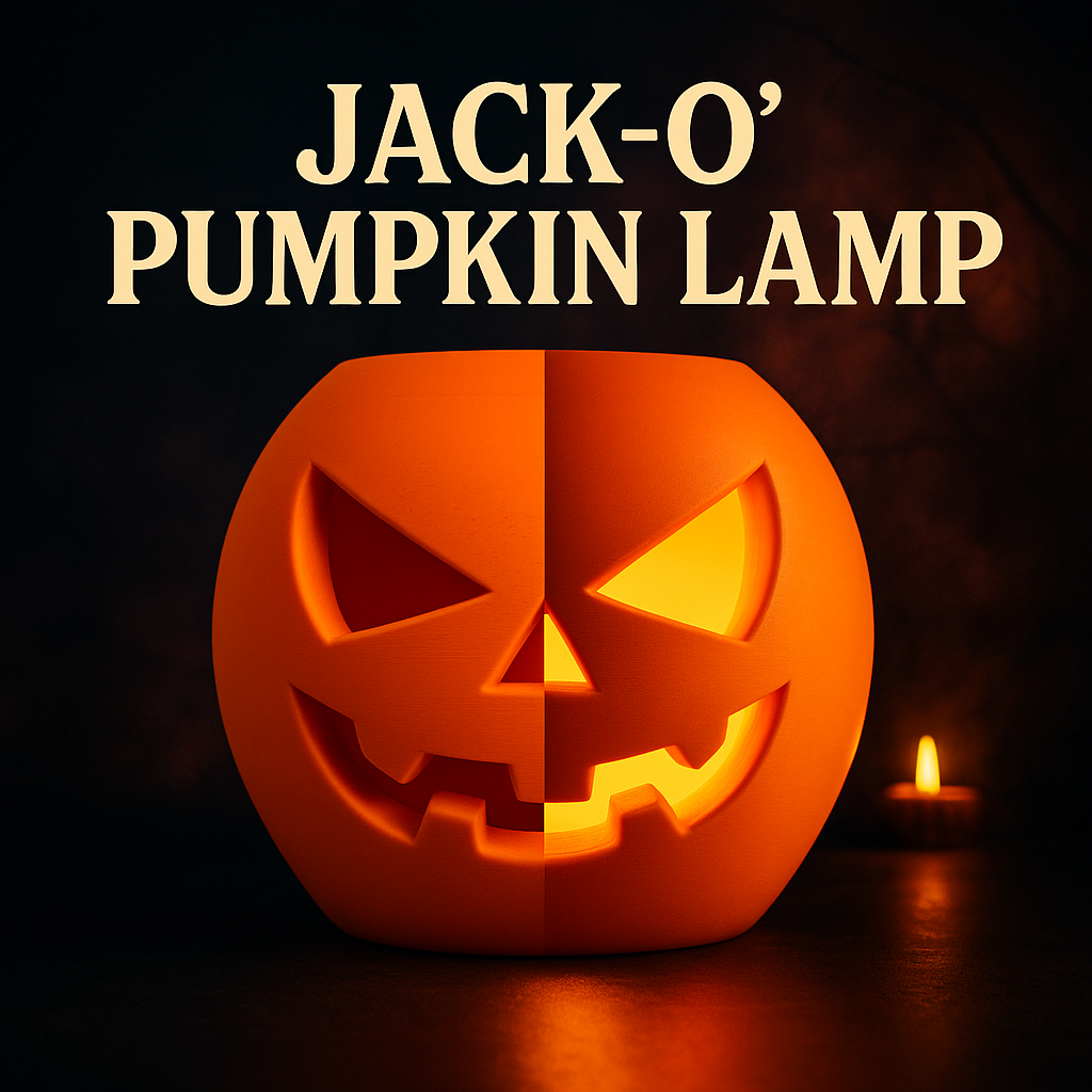 🎃 Ķirbju lampa – oranža Helovīna gaismas dekorācija