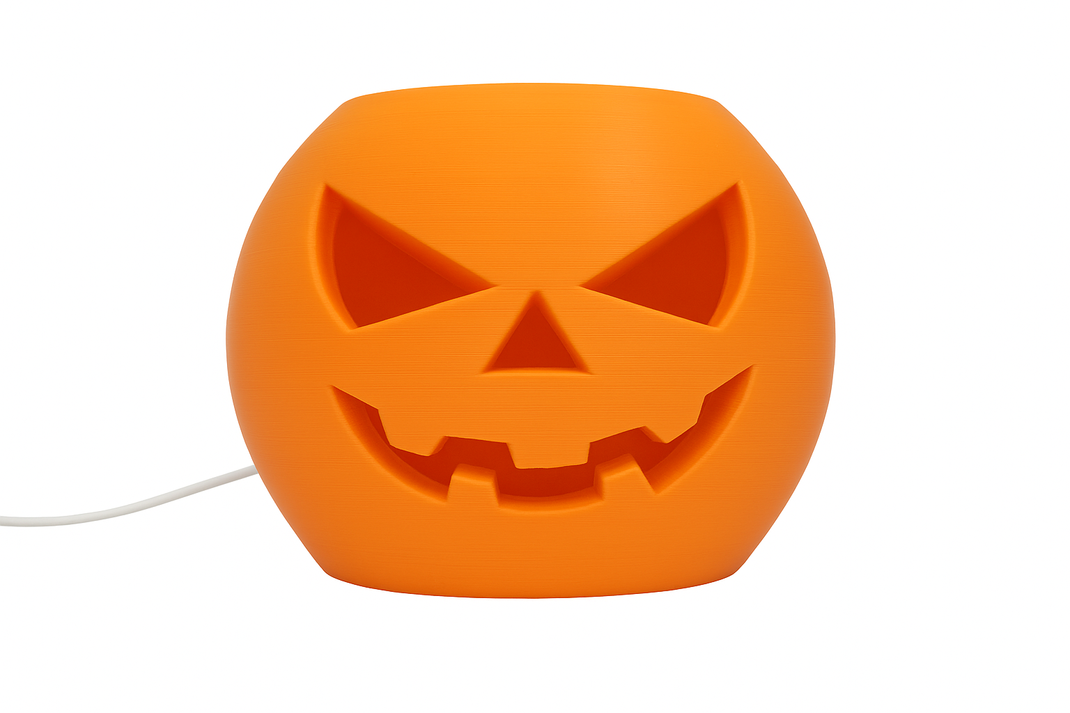 🎃 Ķirbju mini lampa – pārnēsājama Helovīna gaisma – oranža