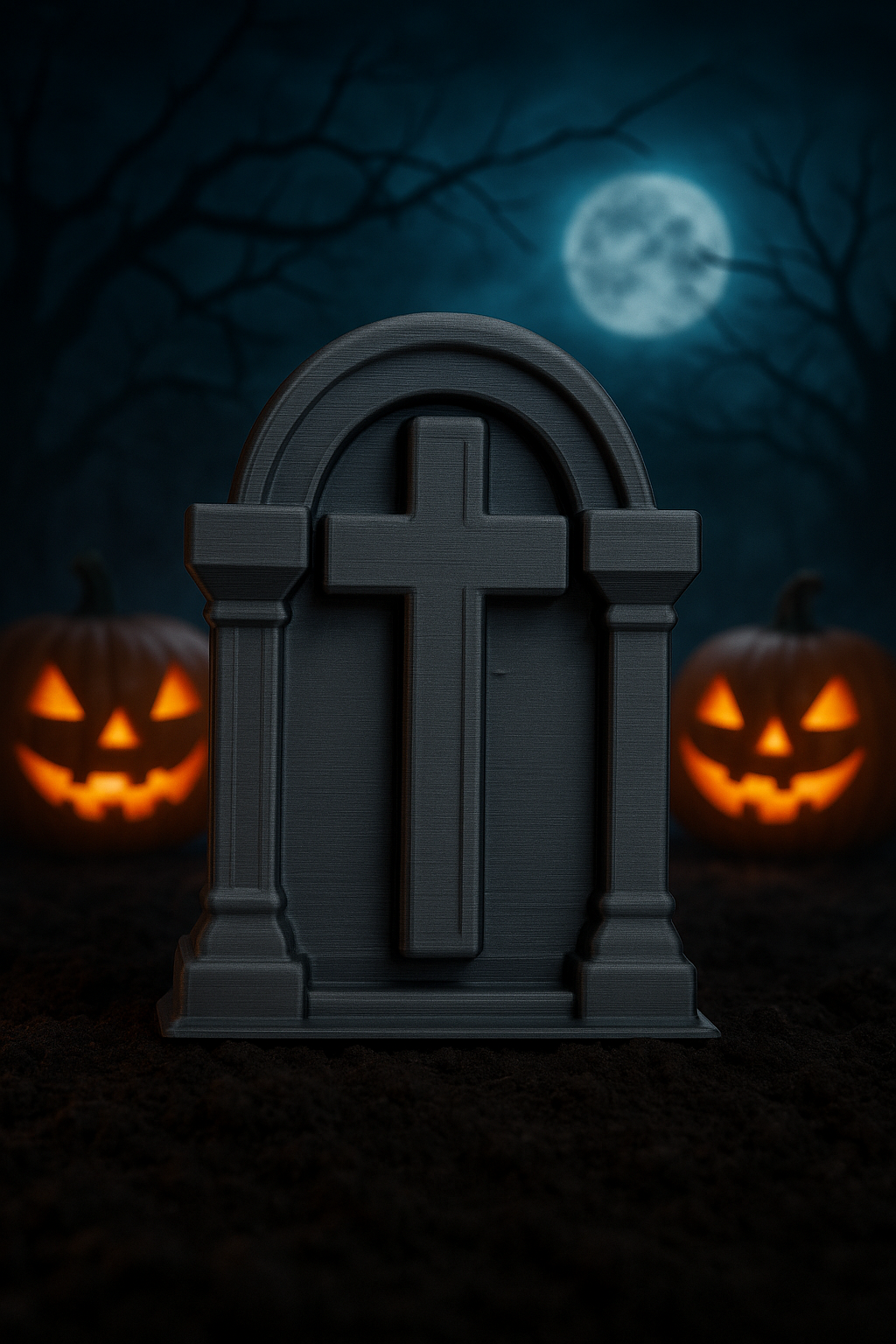 ⚰️ Miniature Tombstone –  Halloween Decoration A